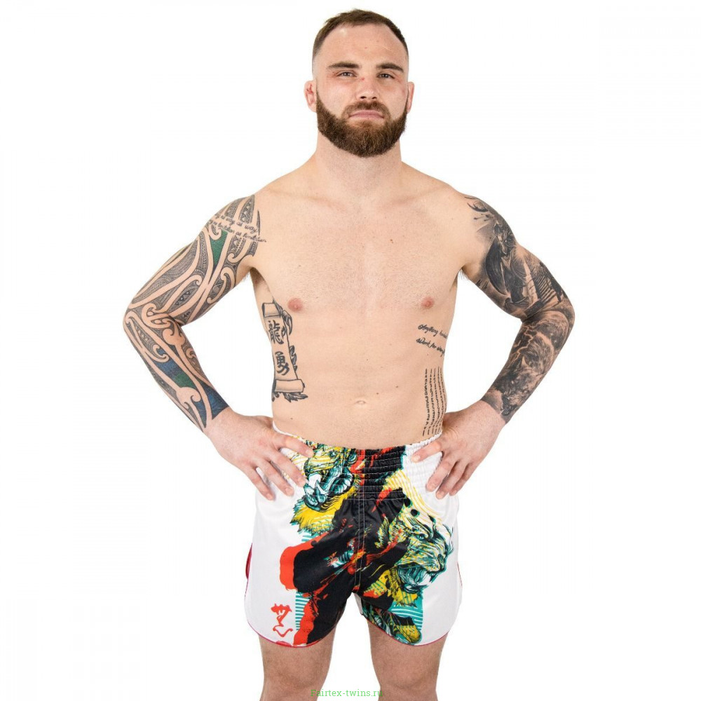 Шорты для бокса Fairtex BS1908 (белый) M