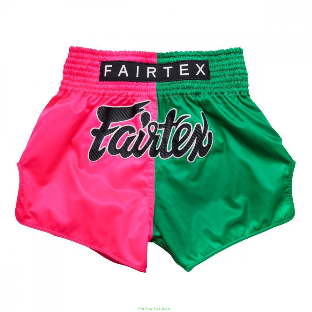 Шорты для бокса Fairtex BS1911 (розовый-зеленый) XL