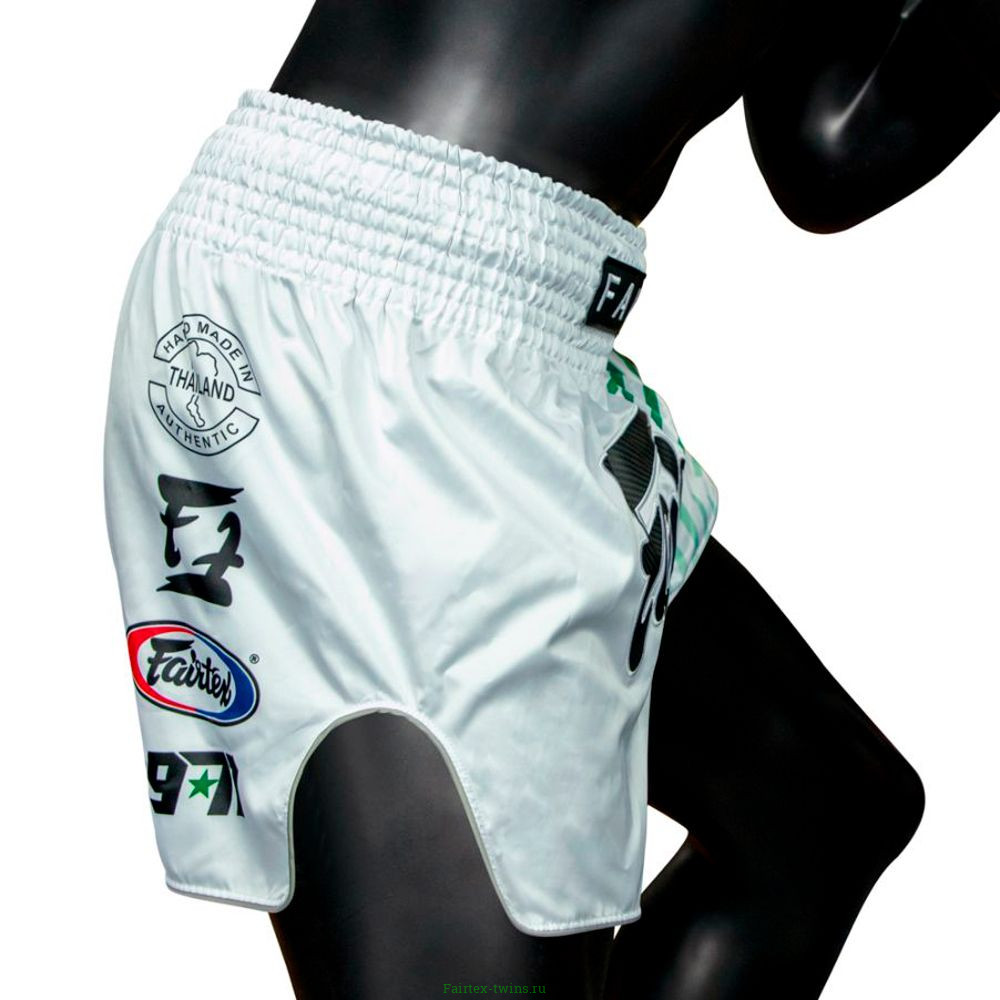 Шорты для бокса Fairtex BS1923 Racer white M