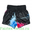 Шорты для бокса Fairtex BS1938 Acid jazz black - L