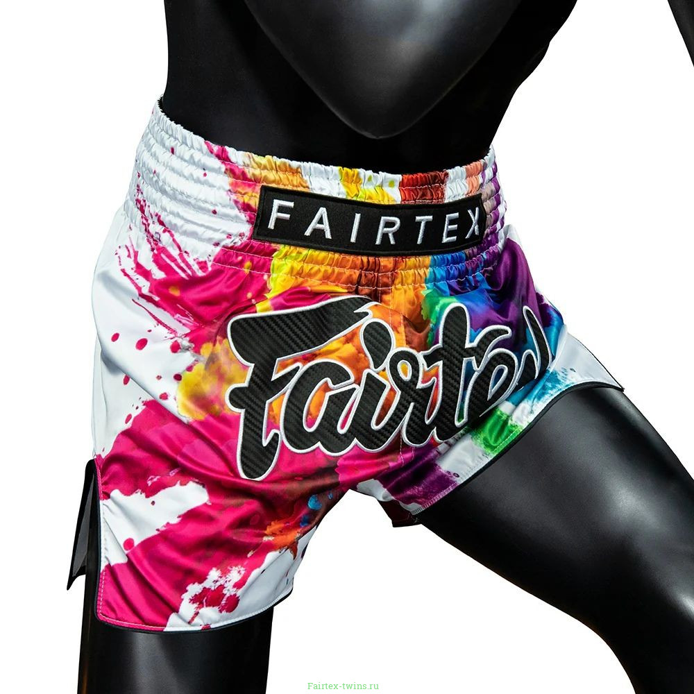 Шорты для бокса Fairtex BS1939 Funcy Soul white - L
