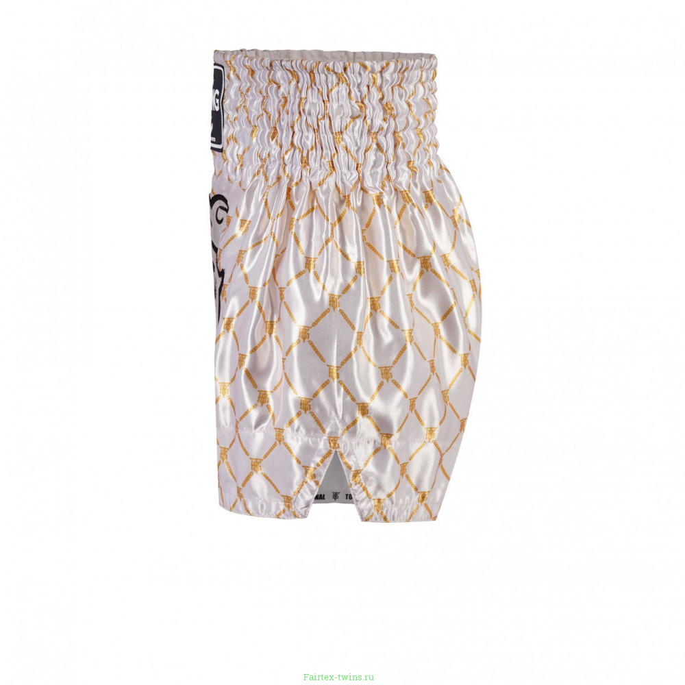Шорты для бокса TKTBS213 white-gold M