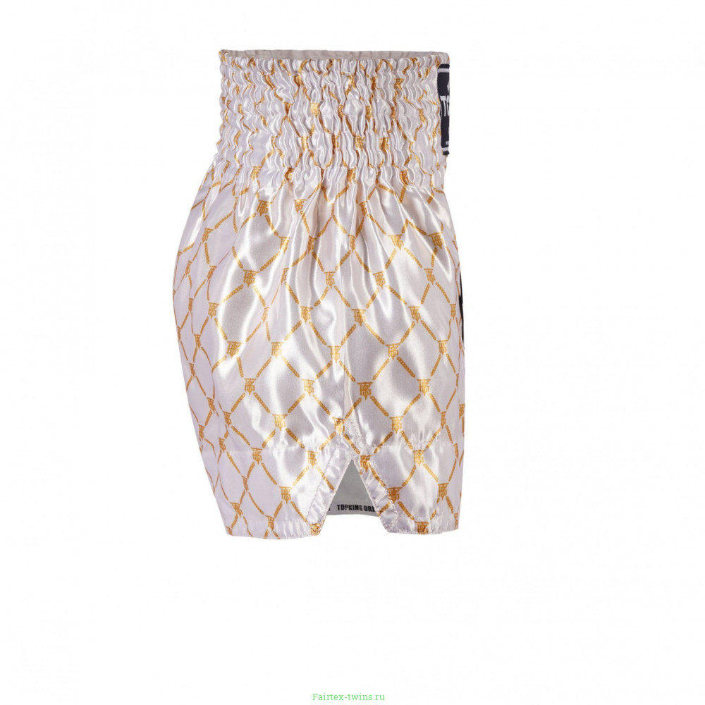 Шорты для бокса TKTBS213 white-gold S