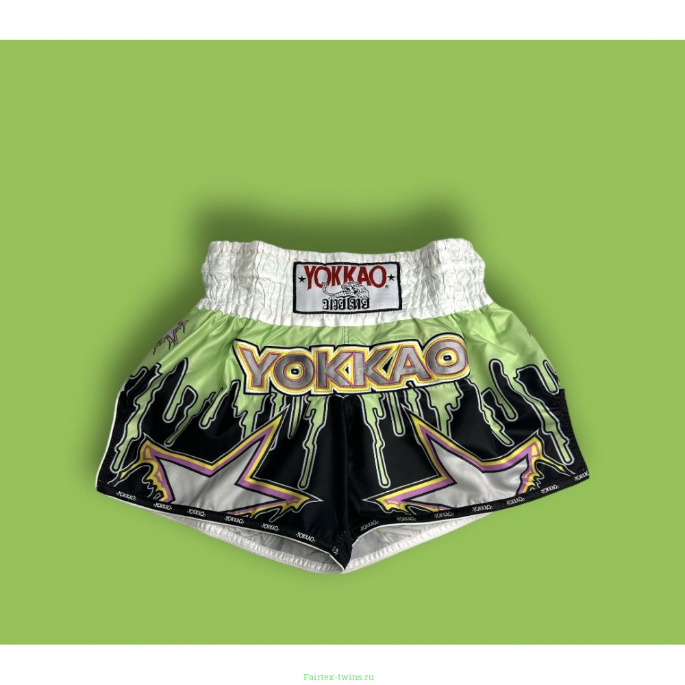 Шорты для бокса Yokkao Green- XL