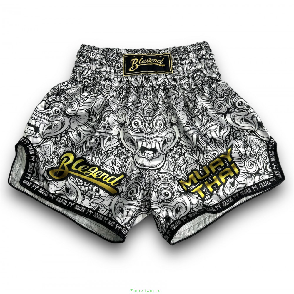 Шорты для бокса Blegend white monster 2XL