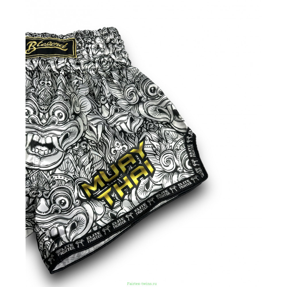 Шорты для бокса Blegend white monster S
