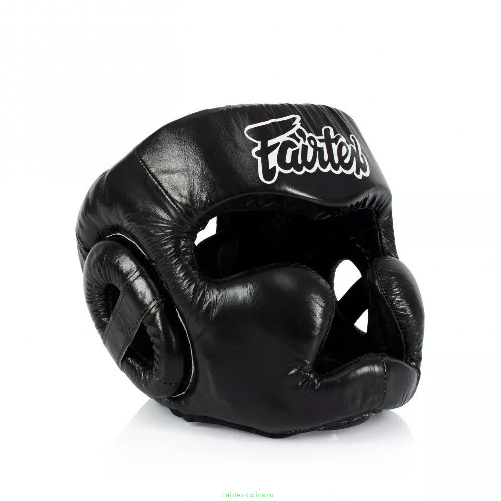 Шлем Fairtex HG13 black (Lace Up) L