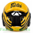 Боксёрский шлем Fairtex HG16-M2 yellow M