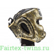 Боксерский шлем Top King Gold / Black Snake Edition Head Guard L