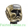 Боксерский шлем Top King Gold / Black Snake Edition Head Guard XL
