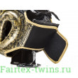 Боксерский шлем Top King Gold / Black Snake Edition Head Guard XL