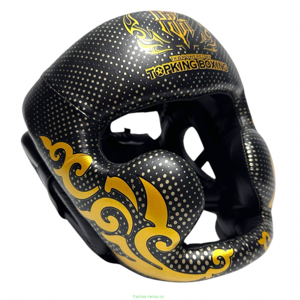 Боксерский шлем Top King Kanok black XL