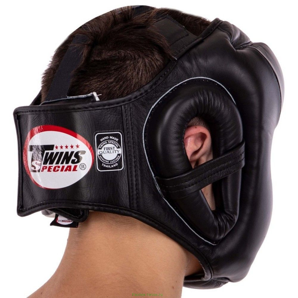 Защитный боксерский шлем Twins HGL6 black L