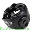 Шлем Fairtex HG13 black (Lace Up) M