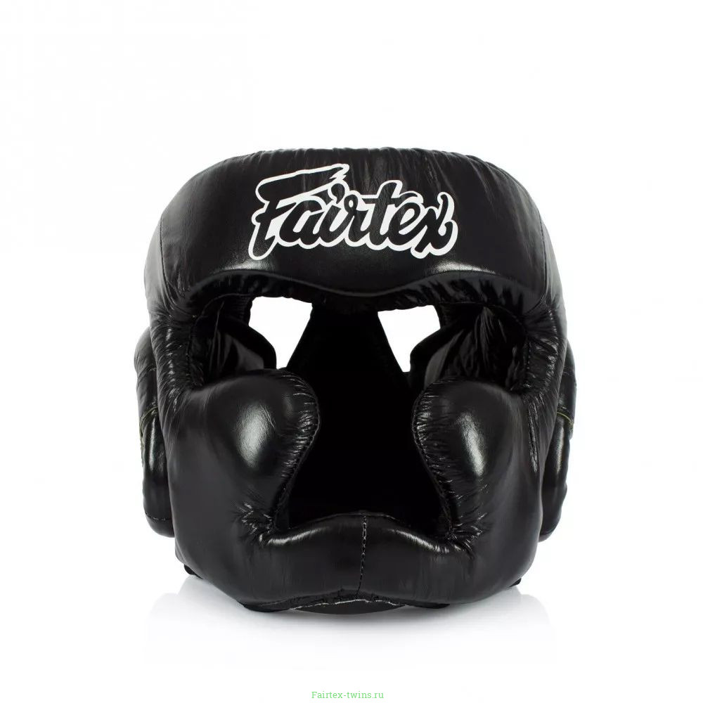 Шлем Fairtex HG13 black (Lace Up) M