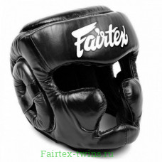 Шлем Fairtex HG13 black (Lace Up) M