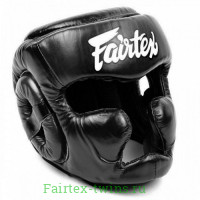 Шлем Fairtex HG13 black (Lace Up) M