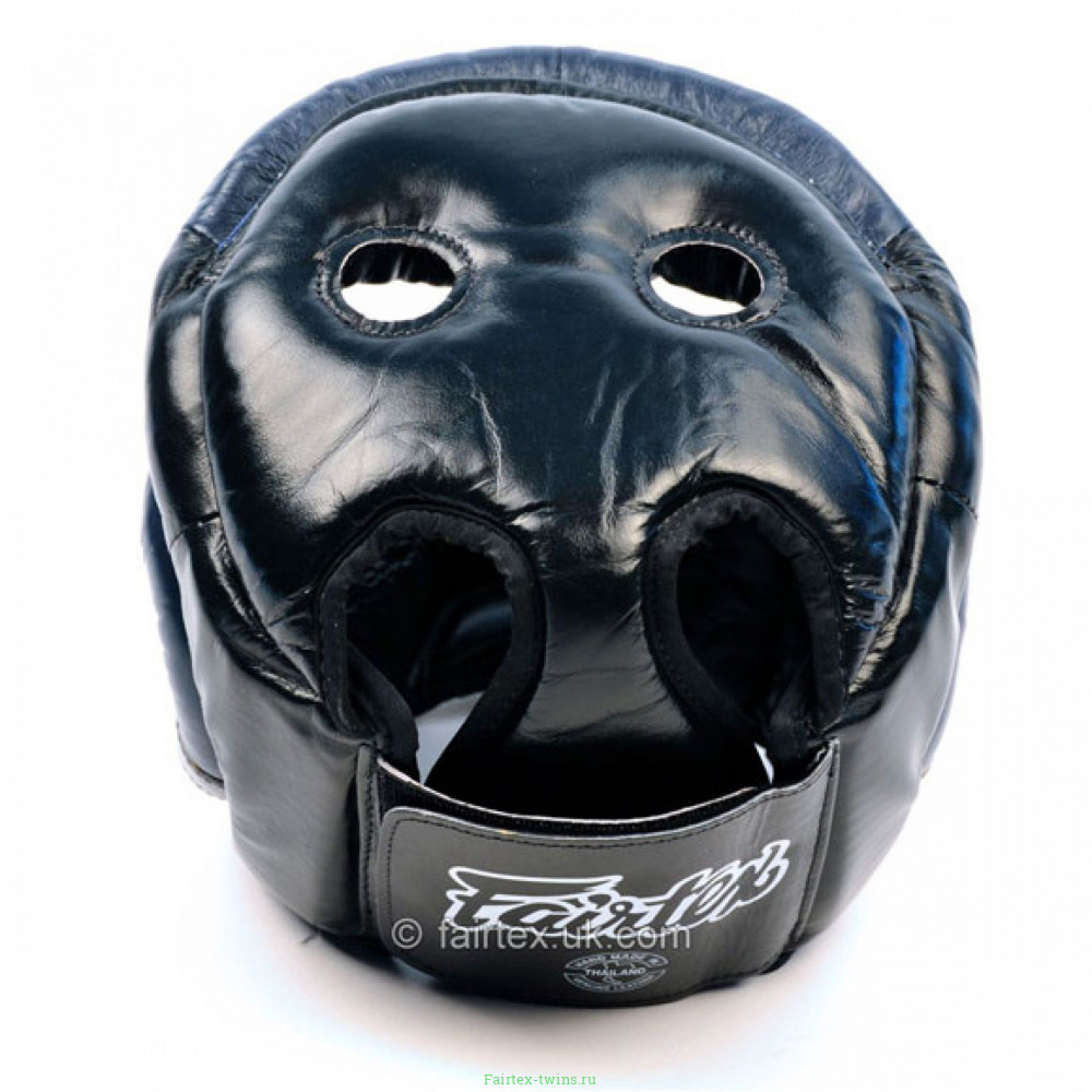 Шлем Fairtex HG13 black blue (Full Head) XL
