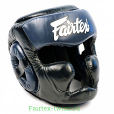 Шлем Fairtex HG13 black blue (Full Head) XL