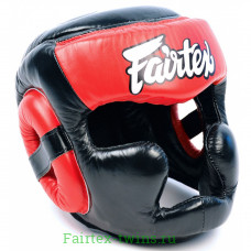 Шлем Fairtex HG13 black red (Full Head) L