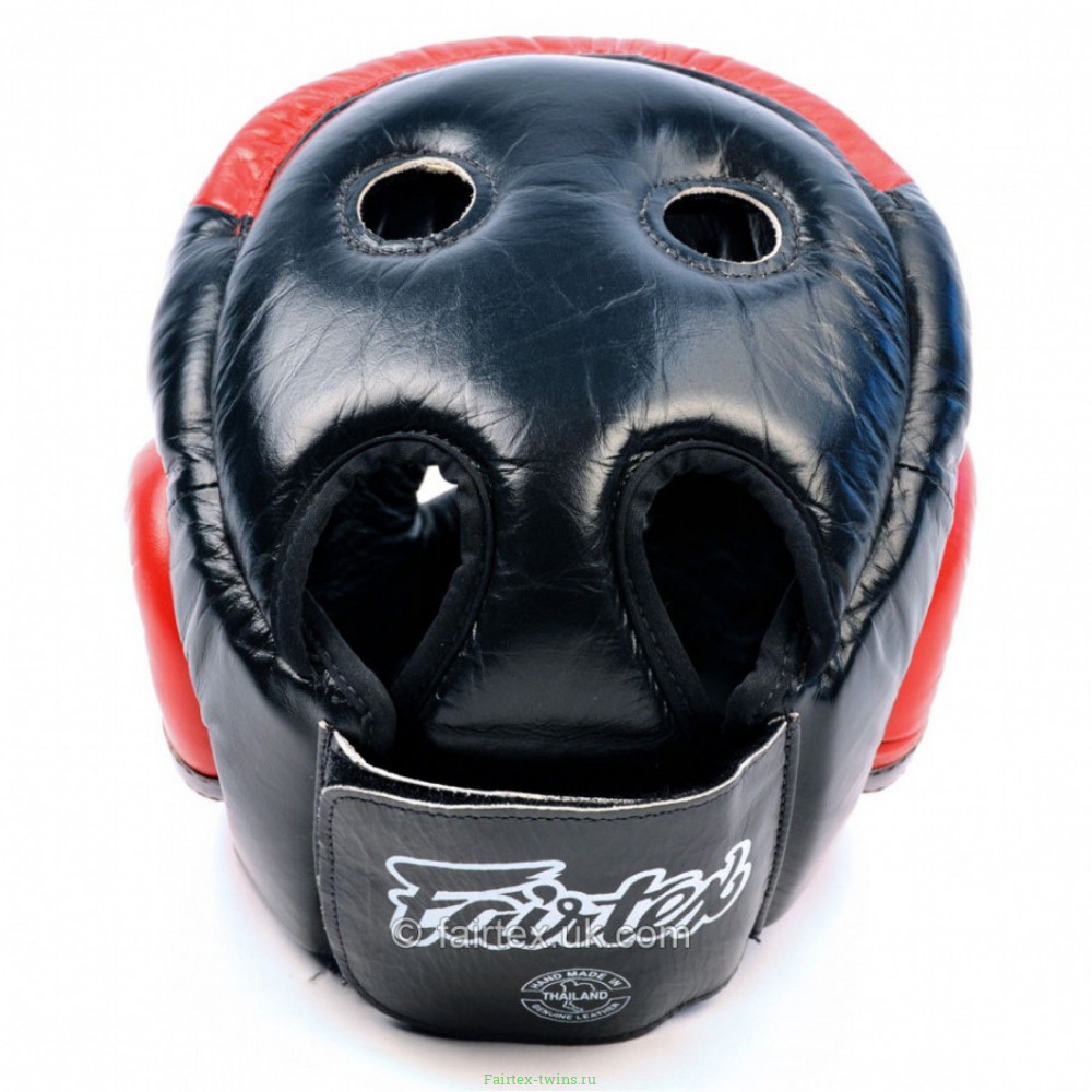 Шлем Fairtex HG13 black red (Full Head) M