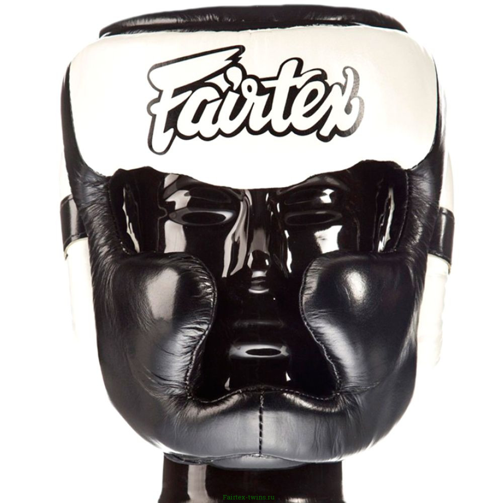 Шлем Fairtex HG13 black white (Full Head) L