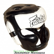 Шлем Fairtex HG13 black white (Full Head) M