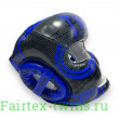 Шлем боксерский Twins Special FHGL3-TW5 black blue XL