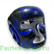 Шлем боксерский Twins Special FHGL3-TW5 black blue XL