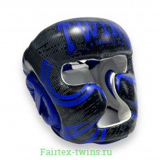 Шлем боксерский Twins Special FHGL3-TW5 black blue XL