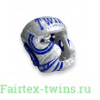Шлем боксерский Twins Special FHGL3-TW5 white blue L