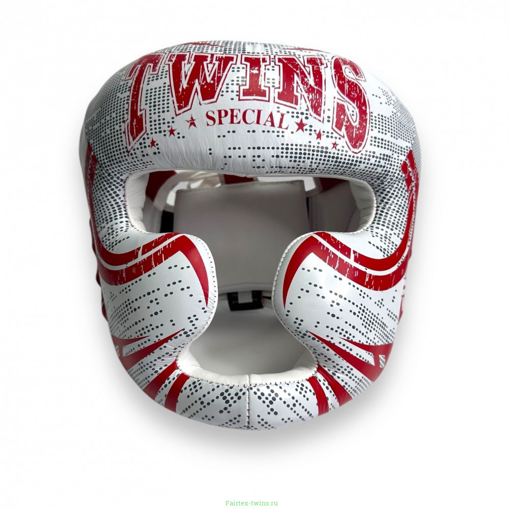 Шлем боксерский Twins Special FHGL3-TW5 white red L