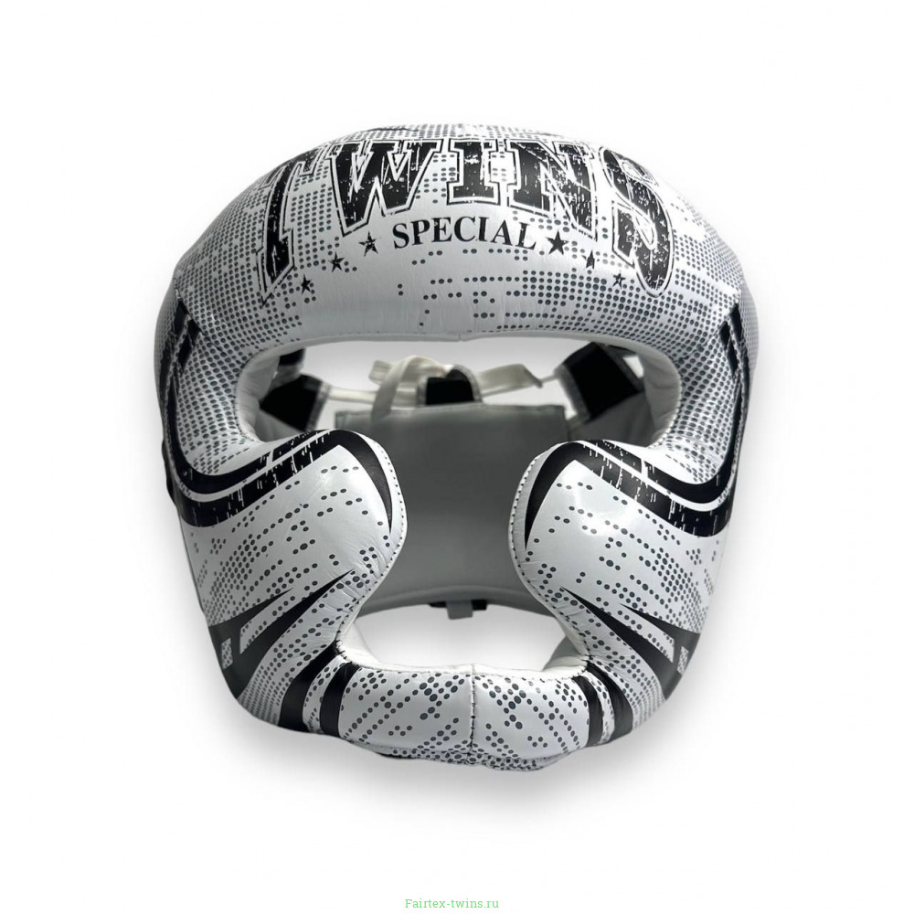 Шлем боксерский Twins Special FHGL3-TW5 white black L