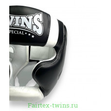 Шлем боксерский Twins Special HGL11 black white L