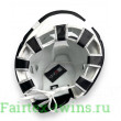 Шлем боксерский Twins Special HGL11 black white M
