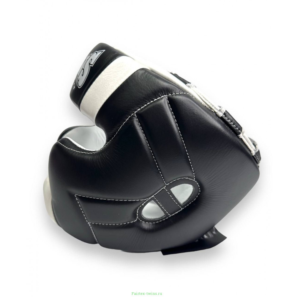 Шлем боксерский Twins Special HGL11 black white XL