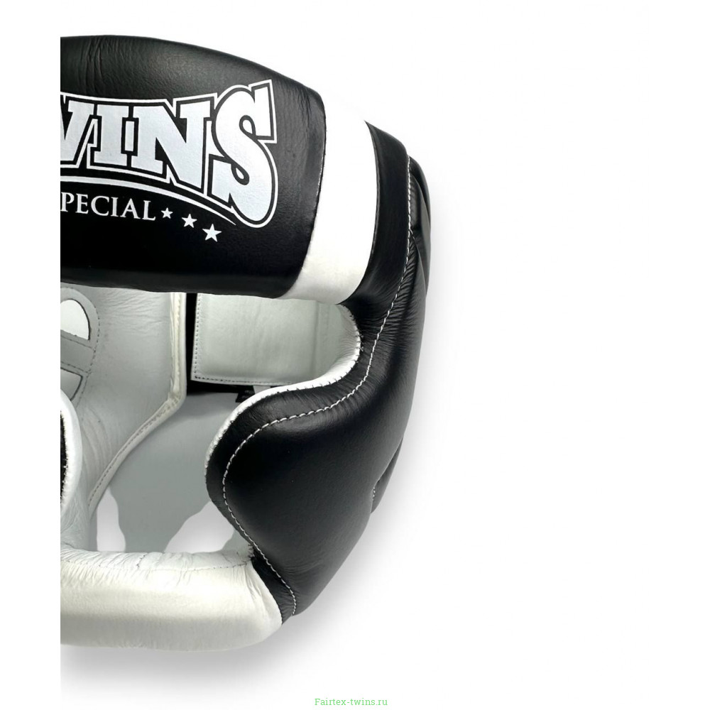 Шлем боксерский Twins Special HGL11 black white XL
