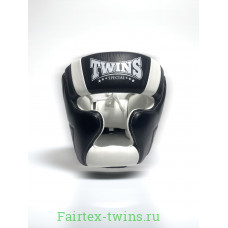Шлем боксерский Twins Special HGL11 black white XL