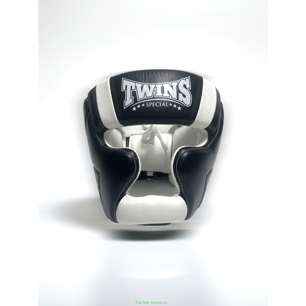 Шлем боксерский Twins Special HGL11 black white XL