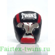 Шлем боксерский Twins Special HGL11 black red L