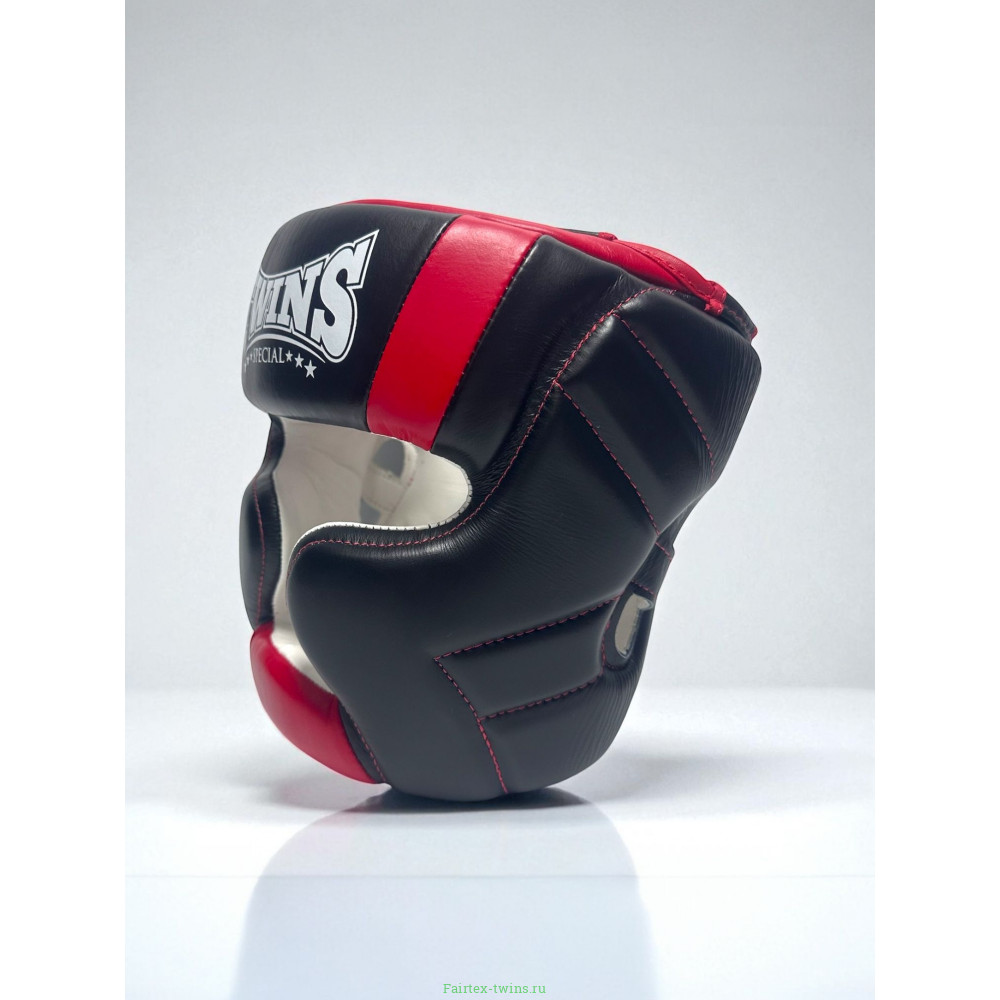 Шлем боксерский Twins Special HGL11 black red XL