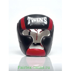 Шлем боксерский Twins Special HGL11 black red XL