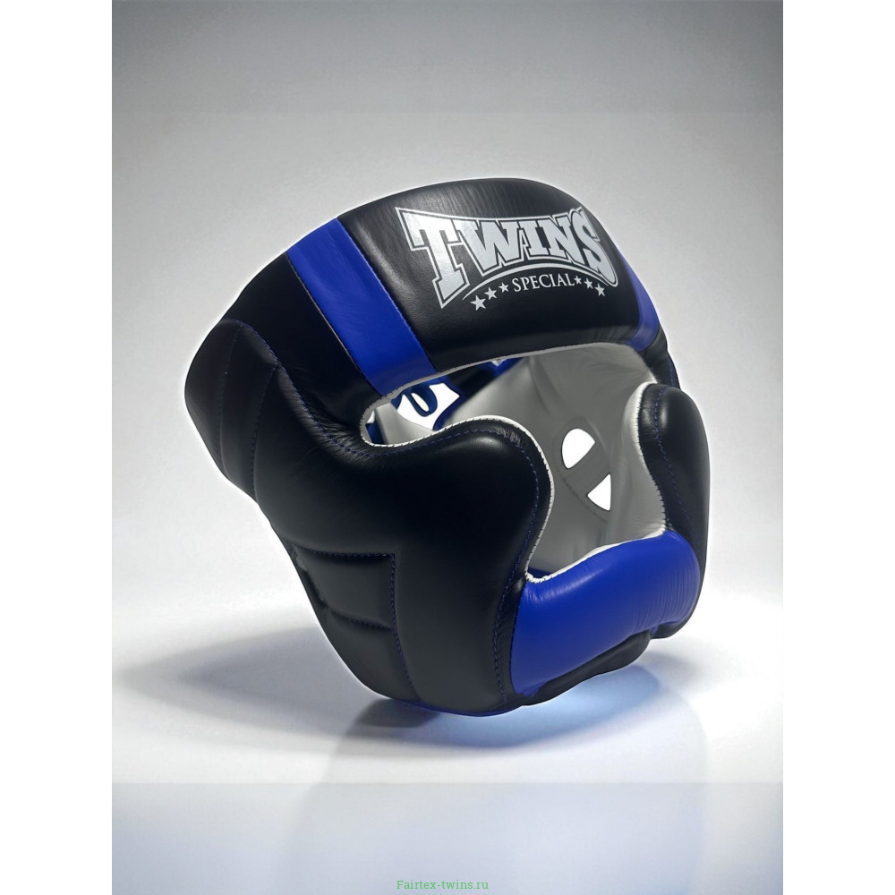 Шлем боксерский Twins Special HGL11 black blue L