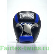 Шлем боксерский Twins Special HGL11 black blue XL
