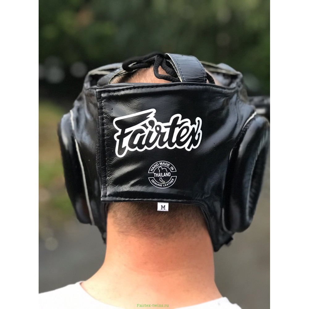 Шлем для бокса Fairtex с бампером HG4 black L