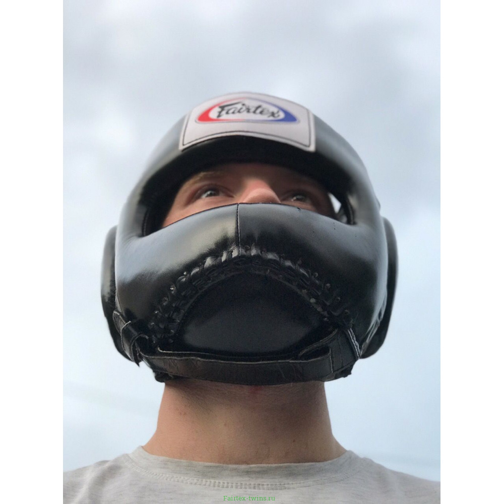 Шлем для бокса Fairtex с бампером HG4 black L