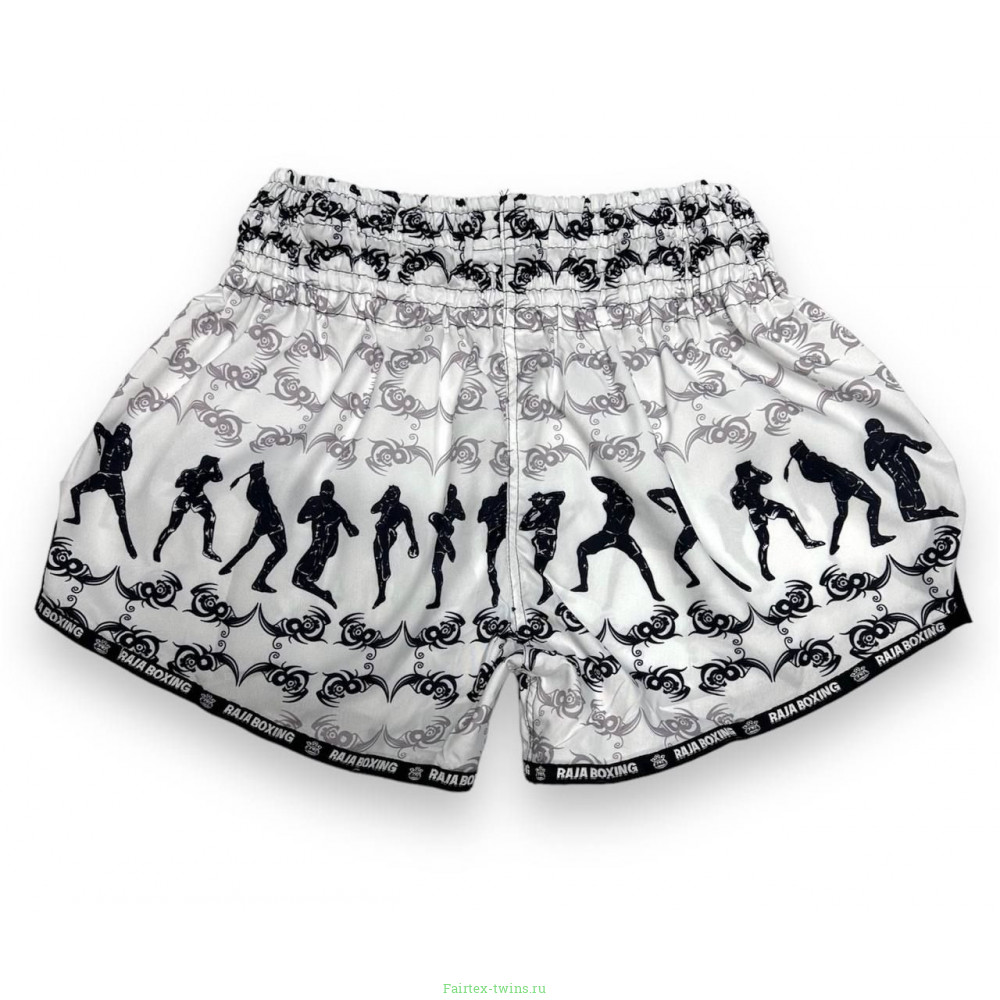 Шорты для бокса Raja Boxing Fighter white L