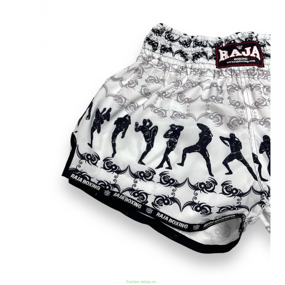 Шорты для бокса Raja Boxing Fighter white S