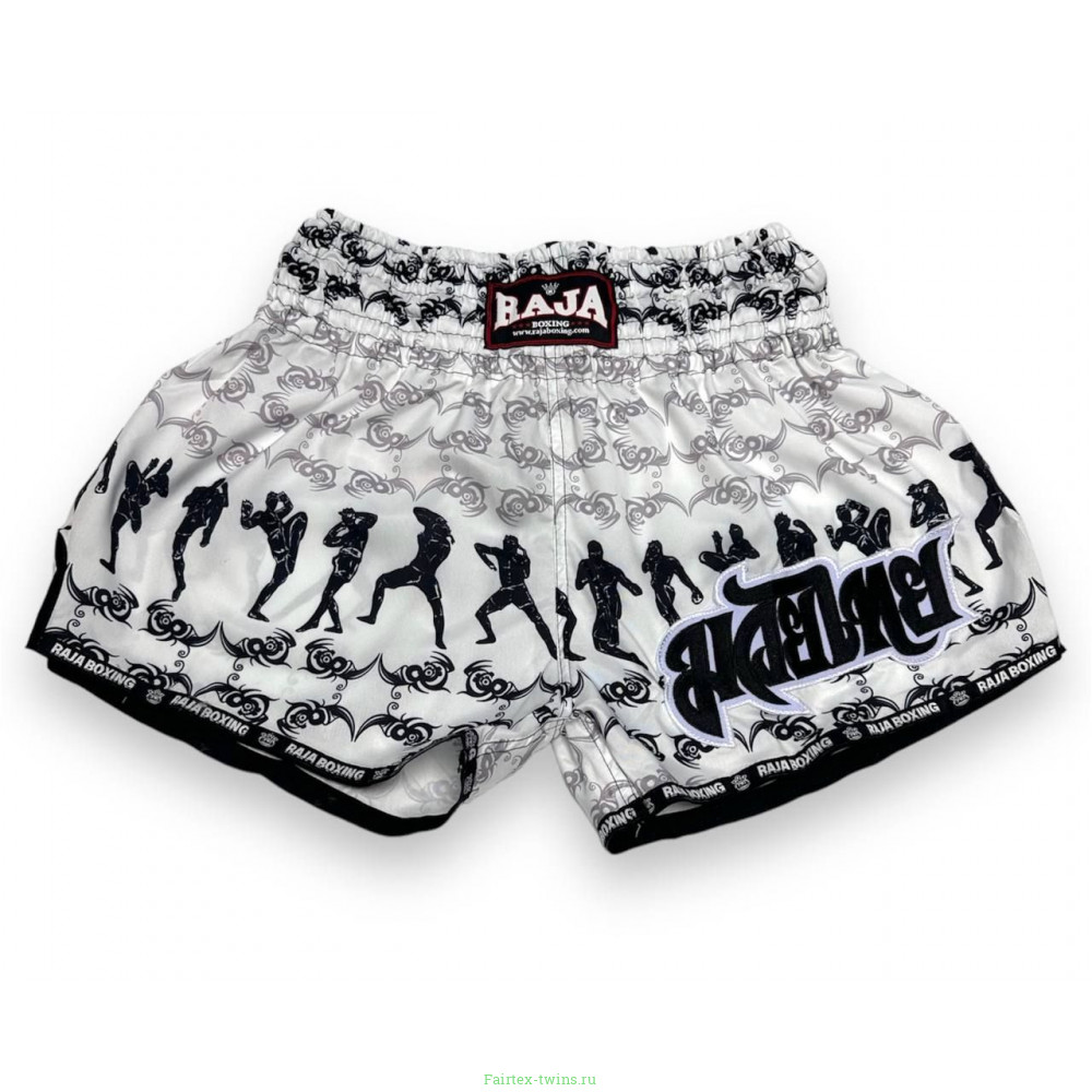 Шорты для бокса Raja Boxing Fighter white S