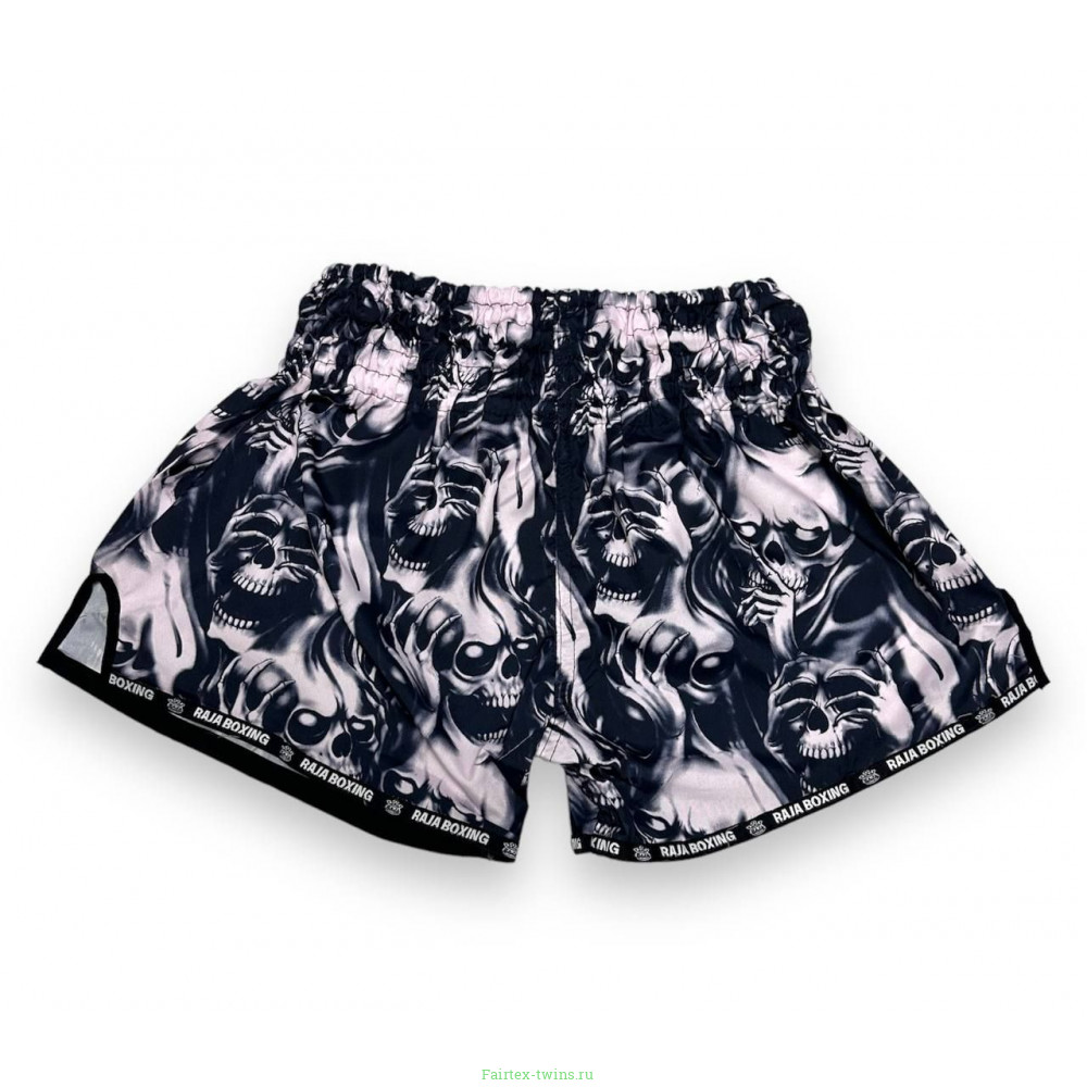 Шорты для бокса Raja Boxing Skullz pink XL